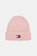 Βαμβακερό καπέλο Tommy Jeans χρώμα: ροζ, AW0AW17899