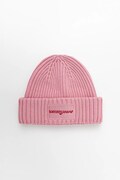 Bavlnená čiapka Tommy Jeans ružová farba, AW0AW17909
