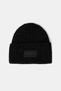 Tommy Jeans czapka z dodatkiem wełny kolor czarny AW0AW17984
