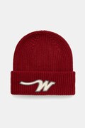 Weekend Max Mara czapka wełniana ALBEN kolor bordowy 2525576025600