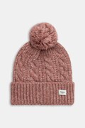 Pepe Jeans czapka z domieszką wełny kolor różowy PL0400004