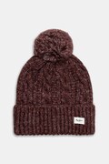 Pepe Jeans czapka z domieszką wełny kolor bordowy PL0400004