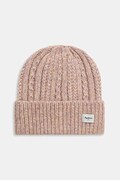 Pepe Jeans czapka kolor różowy PL0400007