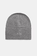 Čepice s příměsí vlny Armani Exchange šedá barva, XW001519 AF16181