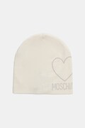 Vlněná čepice Moschino béžová barva, M3332 65451