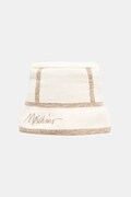 Klobouk s vlnou Moschino béžová barva, M3353 65460
