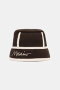 Klobouk s vlnou Moschino hnědá barva, M3353 65460