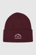 Karl Lagerfeld căciulă din amestec de lână culoarea bordo, A4W33107