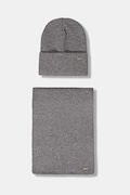 Barbour pălărie și eșarfă culoarea maro, LGS0097