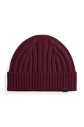 Lauren Ralph Lauren czapka z dodatkiem wełny kolor bordowy 454P04462