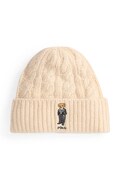 Kapa z dodatkom volne Polo Ralph Lauren bež barva, 455P04647