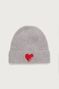 From Future czapka beanie damska kaszmirowa szara ABO01087