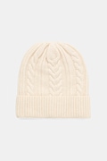 Kašmírová čiapka FROM FUTURE béžová farba, ABO02487