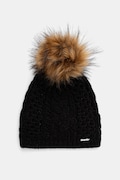 Eisbar czapka z dodatkiem wełny Afra Lux MÜ kolor czarny E80111