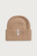 Marc O'Polo czapka beanie damska bawełniana beżowa 5000007169