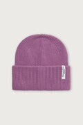 Marc O'Polo czapka beanie damska bawełniana fioletowa 5000007169