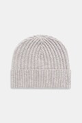 FROM FUTURE czapka kaszmirowa kolor szary ABO03515