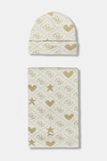 Παιδικό σκουφάκι και κασκόλ Guess 2-pack χρώμα: μπεζ, J5BZ05 Z3H40