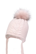 Дитяча шапка Jamiks SOLNA II колір рожевий JZI074