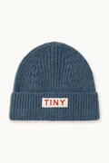 Tinycottons czapka dziecięca SOLID BEANIE kolor niebieski AW25-140