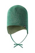 Дитяча бавовняна шапка Reima Latvat колір зелений 5300284A