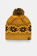 The North Face czapka KIDS CABIN SKI TUKE kolor żółty NF0A8CGTHIC1
