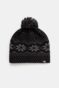 The North Face czapka dziecięca KIDS CABIN SKI TUKE kolor czarny NF0A8CGTSWL1