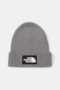 The North Face căciulă copii KIDS TNF LOGO BOX CUFFED BEANIE culoarea gri, NF0A8CGUDYY1