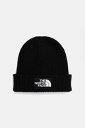 The North Face czapka dziecięca BABY LOGO BOX BEANIE kolor czarny NF0A8F1JJK31
