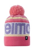 Dětská čepice s příměsí vlny Reima Taasko růžová barva, 5300058B