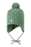 Reima czapka wełniana dziecięca Nunavut kolor zielony 5300065B