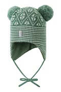 Reima czapka wełniana dziecięca Kuuru kolor zielony 5300215B