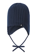 Reima czapka wełniana dziecięca Myssytys kolor granatowy 5300324A