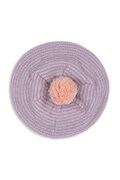 Konges Sløjd beret dziecięcy BERLE KNIT BERET kolor fioletowy KS103716