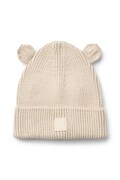 Liewood czapka bawełniana dziecięca Gina Beanie kolor beżowy LW20105