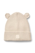 Liewood czapka bawełniana dziecięca Gina Beanie kolor beżowy LW20105
