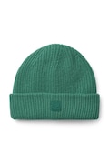 Liewood czapka z dodatkiem wełny dziecięca Emilio Beanie kolor zielony LW20111