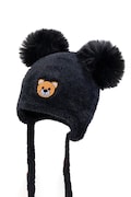 Дитяча шапка з додаванням вовни Jamiks AMPIO IIA колір чорний JZI022