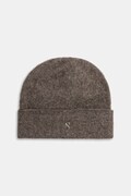Шапка с вълна Represent Textured Knit Beanie в кафяво  MLM100391