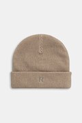 Represent czapka Rib Knit Beanie kolor beżowy MLM100354