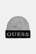 Шапка з домішкою вовни Guess колір сірий  M5BZ22 Z0442