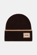 Drôle de Monsieur czapka wełniana Le Bonnet Laine kolor brązowy I.BN104.WO007