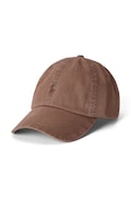 Polo Ralph Lauren czapka z daszkiem męska bawełniana brązowa 710980231