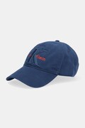 Бавовняна бейсболка Calvin Klein колір синій LV04D5039G