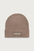 Calvin Klein čiapka pánska bavlnená béžová LV04D8053G