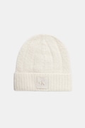 Calvin Klein căciulă de lână culoarea bej, LV04D8065G