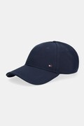 Tommy Hilfiger czapka z daszkiem bawełniana kolor granatowy AM0AM13801