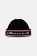 Armani Exchange pălărie din amestec de lână culoarea bleumarin, XM001551 AF13776