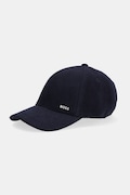 BOSS cappello da baseball con lana colore blu navy 50550616