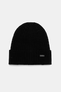 Michael Kors czapka z domieszką wełny kolor czarny MKMC538418